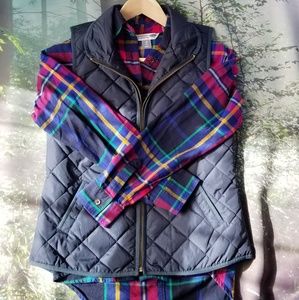 Old Navy Navy Blue with Gold Hardware Vest